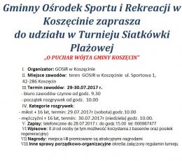 Turniej Siatkówki Plażowej o Puchar...